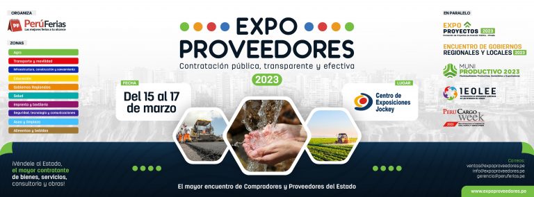 EXPOPROVEEDORES – 15, 16 y 17 marzo 2023