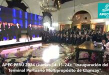 APEC PERÚ 2024 (Jueves 14-11-24): “HISTÓRICO: Inauguración del Terminal Portuario Multipropósito de Chancay”.