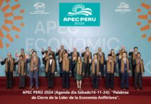 APEC PERÚ 2024 (Agenda día Sábado16-11-24): “Palabras de Cierre de la Líder de la Economía Anfitriona”.