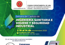 Semana del Capítulo de Ingeniería Sanitaria e Higiene y Seguridad Industrial – 10 al 14 noviembre / 1er Congreso Peruano de Tecnologías sin Zanja – Lima 2025 – 13 y 14 noviembre.