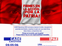 CADE EJECUTIVOS 2025 – Lima Centro de Convenciones / 4,5 y 6 de noviembre.