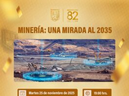82° Aniversario IIMP (25-11-25): “Minería: UNA MIRADA AL 2035” / 25 noviembre, 19:00 hrs