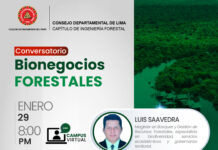 Conversatorio: “BIONEGOCIOS FORESTALES” – Modalidad virtual – Campus CIP Lima / 29 de enero, 8:00 p.m.