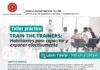 Taller práctico / TRAIN THE TRAINERS: “Habilidades para capacitar y exponer efectivamente” – Sala 4 – piso 2 / Sábado, 7 marzo | 9:00 a.m. a 1:00 p.m.