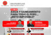 Foro: AGUA Y SANEAMIENTO PARA TODO EL PERÚ ¿RETO IMPOSIBLE? -Sala SUM, CDLima/ Martes 10 marzo; 6:45 p.m.