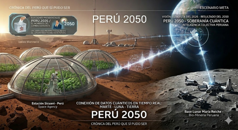 Editorial Especial (10-abril-2026) / ELECCIONES PRESIDENCIALES PERÚ 2026 / CULTURA PROSPECTIVA – Reflexión ESCENARIO META: “CRÓNICA DEL PERÚ QUE SÍ PUDO SER (2026-2050)”.