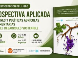 Cultura PROSPECTIVA / Presentación del Libro: “PROSPECTIVA APLICADA A PLANES Y POLÍTICAS AGRÍCOLAS-ALIMENTARIAS PARA EL DESARROLLO SOSTENIBLE” – ZOOM / 18 junio; 19h00 (Argentina).