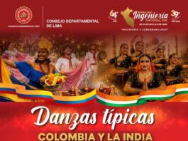 Ciencia – Arte & Cultura (05-06-202): Semana de la Ingeniería Nacional / Danzas Típicas: “COLOMBIA Y LA INDIA” – Salón PUM / 18:30 p.m.