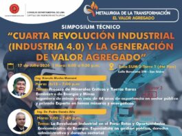 Simposium Técnico: «CUARTA REVOLUCIÓN INDUSTRIAL (Industria 4.0) Y LA GENERACIÓN DE VALOR AGREGADO» – Sala SUM 2 – Torre 1 (4.º piso) / Viernes 17 julio; 6:00 p.m. a 9:30 p.m.