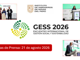 Notas de Prensa (21- agosto -2026): GESS 2026 cierra su primera edición destacando la gestión social como una oportunidad de desarrollo.