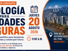 Encuentro técnico / GEOLOGÍA PARA CIUDADES SEGURAS: “Conocimiento científico para decisiones que protegen vidas y construyen futuros” – Auditorio SGP / 20 agosto 2026, 9:00 a.m. a 11:00 a.m.