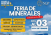 Edición Setiembre / “FERIA DE MINERALES” – Local SGP / 03 al 06 setiembre 2026; 11 a.m a 8 p.m.
