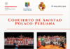 Ciencia – Arte & Cultura (25 agosto 2026): “Concierto de Amistad POLACO – PERUANA” – Centro Español / 7:00 p.m.